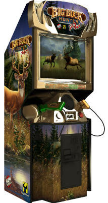 Big Buck Hunter Pro Non Coin Upright Video Arcade Game By Raw Thrills